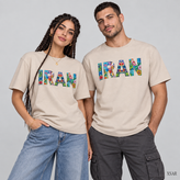 تیشرت زنانه و مردانه XSAR طرح «ایران کاشیکاری»